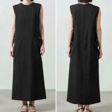 MARW UNITED ARROWS 빅 포켓 원피스 36 블랙