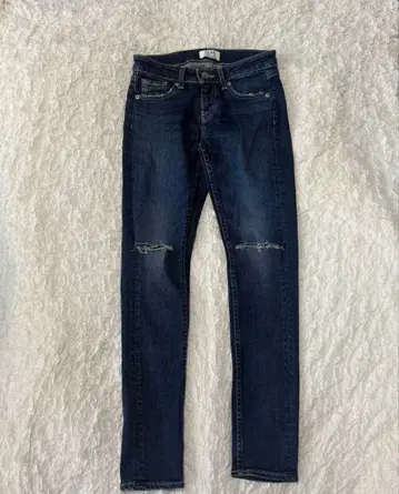 새상품급 GYDA J/W 포켓 디자인 KNEE 데미지 스키니 데님 팬츠 S