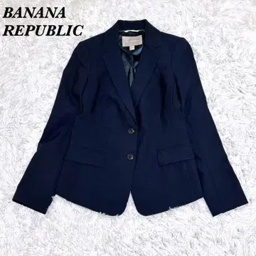 새상품급 BANANA REPUBLIC 테일러드 자켓 2P 네이비