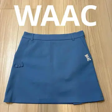 [ 미사용 ] WAAC 와크 골프 스커트 여성용 사이즈 27 L 블루