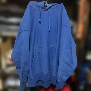 풀오버 후드티 블루 무지 2xl bboy