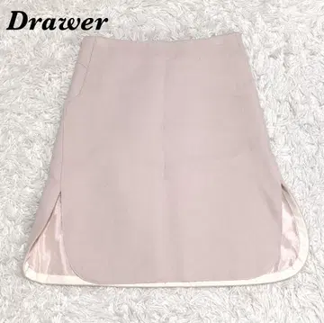 [새상품급] Drawer 울 스커트 38 M 핑크