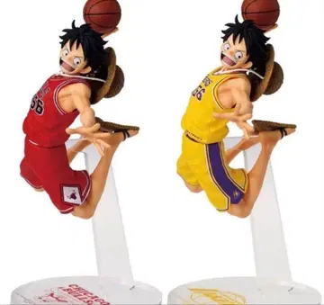 [미개봉 새상품] 원피스 NBA 루피 레이커스 불스 2체 세트