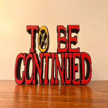 원피스 TO BE CONTINUED 로고 피규어