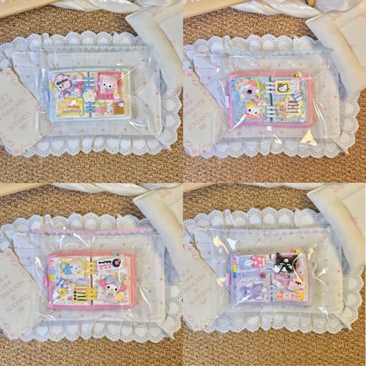 아차샵) 다이어리 노트 공책 장원영 수제 말랑이 키티 헬로키티 마이멜로디 마멜 피아노 산리오 타바 슬랑이 꺼만말 스퀴시 폼푸샵 샤오홍슈