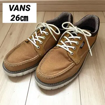 VANS 남성용 스니커즈 26cm 브라운 모카신풍 캐주얼