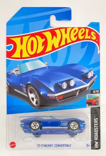 MATTEL HOTWHEELS HW 로드스터 8/10 HKG60 72 스팅레이 컨버터블/블루 132/250