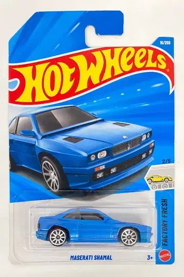 MATTEL 팩토리 프레시 2/5 HOTWHEELS 마세라티 샤말/블루 16/250