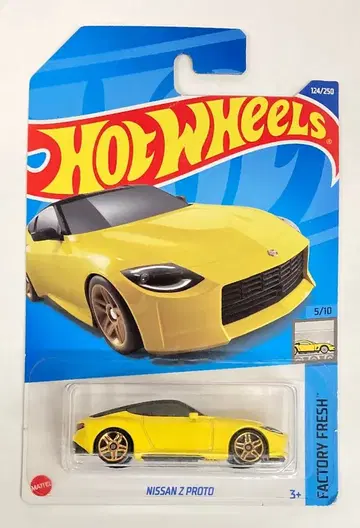 MATTEL HOTWHEELS FACTORY FRESH 5/10 HHF37 닛산 Z 프로토/옐로우 124/250