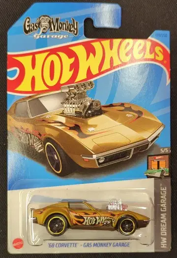 MATTEL HOTWHEELS HW DREAM GARAGE 5/5 HKH23 '68 CORVETTE 139/250