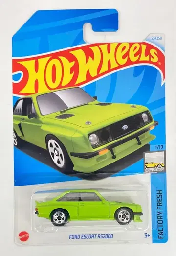MATTEL HOTWHEELS FACTORY FRESH 1/10 HTC48 FORD ESCORT RS2000/라이트 그린 23/250