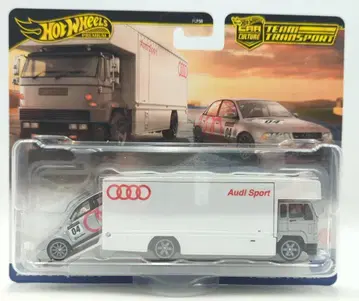 MATTEL HOTWHEELS TEAM TRANSPORT JBM30 AUDI S4 QUATTRO/FLEET FLYER #77