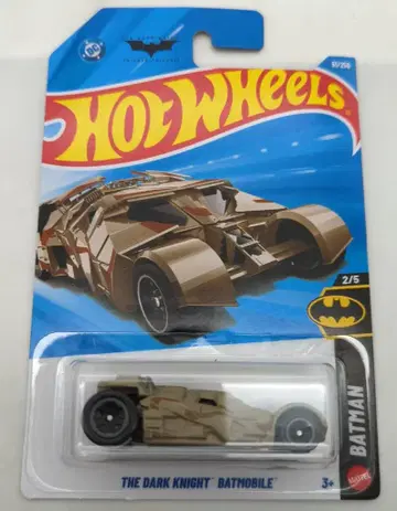 MATTEL HOTWHEELS BATMAN 2/5 JJJ21 THE DARK KNIGHT BATMOBILE/베이지 51/250