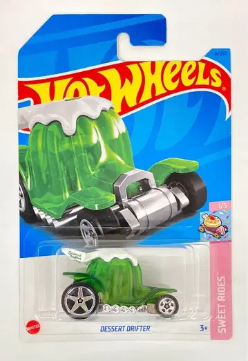 MATTEL SWEET RIDES 1/5 HOTWHEELS DESSERT DRIFTER 8/250