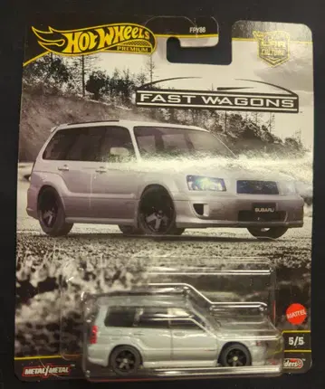MATTEL HOTWHEELS FAST WAGONS JBK87 SUBARU FORESTER STI 5/5