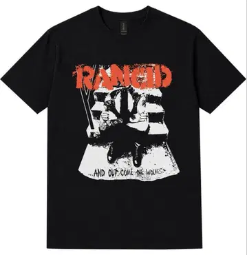 새상품 RANCID 티셔츠 밴드T