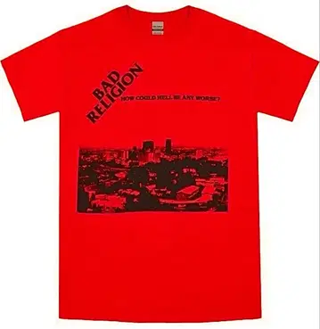 새상품 BAD RELIGION 티셔츠 밴드T