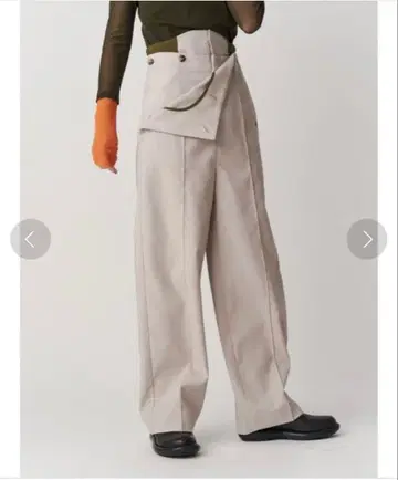 UN3D. CURVE BELT LAYERED PT 팬츠 38
