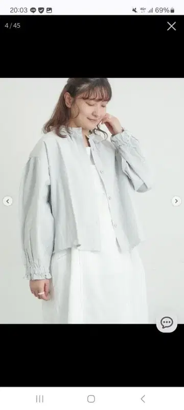 이번 시즌! 완판템 사만사 모스모스 프릴 옷깃 자켓