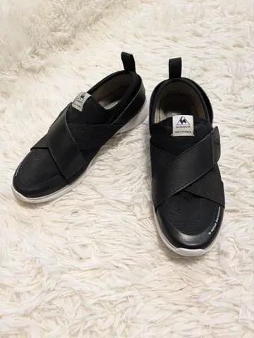 새상품급 le coq sportif 스니커즈 크로스 스트랩 경량
