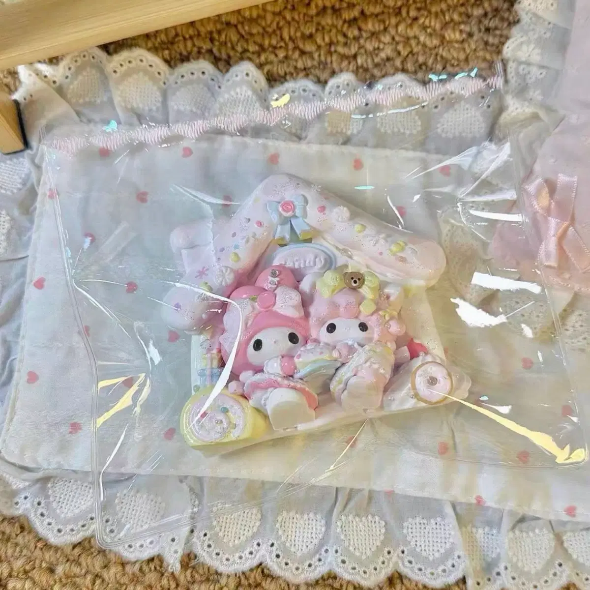 아차샵) 산리오 마이멜로디 마멜 피아노 집 장원영 수제 말랑이 타바 슬랑이 꺼만말 스퀴시 폼푸샵 샤오홍슈