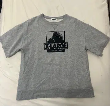 XLARGE 고릴라 로고 크루넥 티셔츠 그레이 M