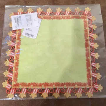 UNITED ARROWS 긴자와 레이스 감자 손수건 약 25 x 25cm