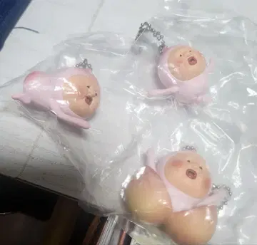 코비토즈칸 카쿠레모모지리 키링 3종 세트