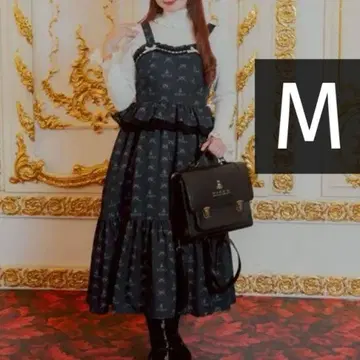 아오키 미사코 니나스 Nina's 페플럼 오버롤 스커트 블랙 M