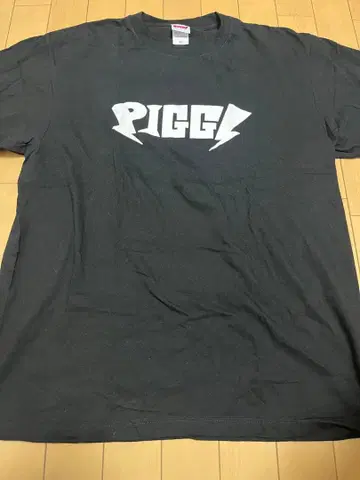 piggs 티셔츠 블랙 XL 아이돌 굿즈 라이브 페스티벌 구제 의류 피그스