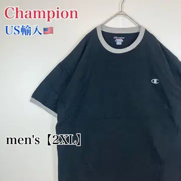T742 [ US 수입 ] 챔피온 반팔 셔츠 블랙 계열 [ 2XL ]