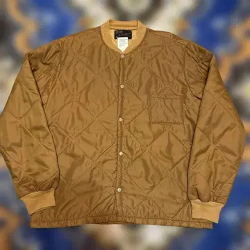 70's vintage Sears 퀼팅 자켓 머스타드 L