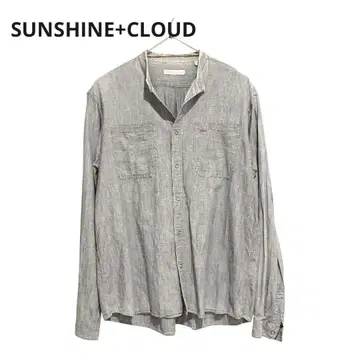 SUNSHINE+CLOUD 샴브레이 셔츠 밴드 카라