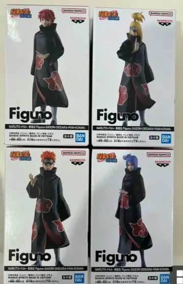 NARUTO 나루토 돌풍전 Figuno 전 4종 세트
