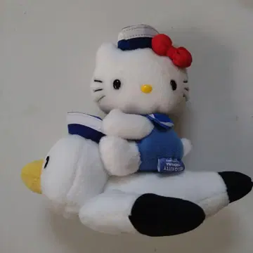 헬로키티 봉제 인형 요코하마 한정판 산리오 지역 한정 키티 2002년