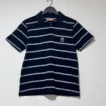 CASTELBAJAC 피케 셔츠 블랙 로고