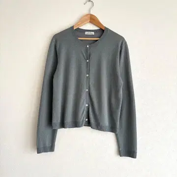 그린 라벨 릴랙싱 오로라 라메 시어 가디건