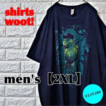 T82 [ shirts.woot! ] 프린트 셔츠 [ 남성용 2XL ] 네이비