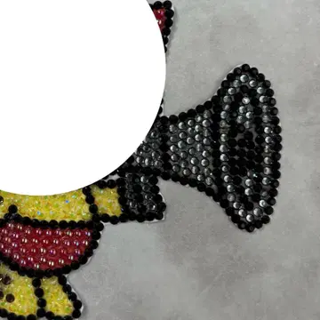 부채 데코 부품