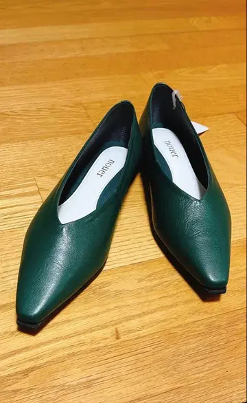 새상품 nouer 야마다야 펌프스 그린