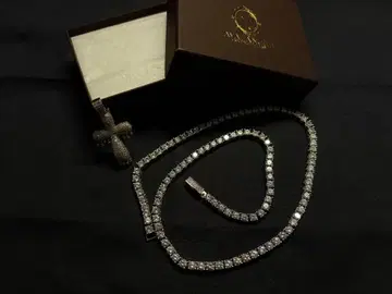 AVALANCHE 실버 925 테니스 체인 50cm 폭 4mm