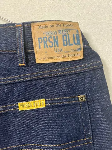 [ 컨디션 최상 ] PRISON BLUES 데님 W34 L29 인디고 블루