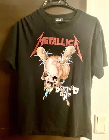 BEAMS 복흥 Metallica Damage Inc Tour T셔츠