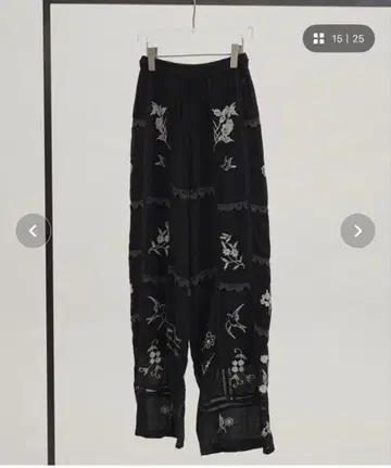 TODAYFUL Embroidery Patchwork Trousers