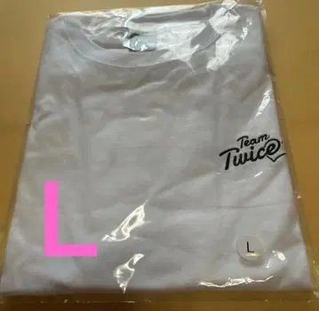 TWICE this is for popup T셔츠 화이트 L사이즈