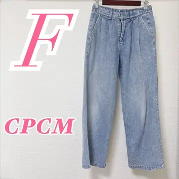 CPCM 데님 팬츠 라이트 블루 F 성숙한 코디 캐주얼