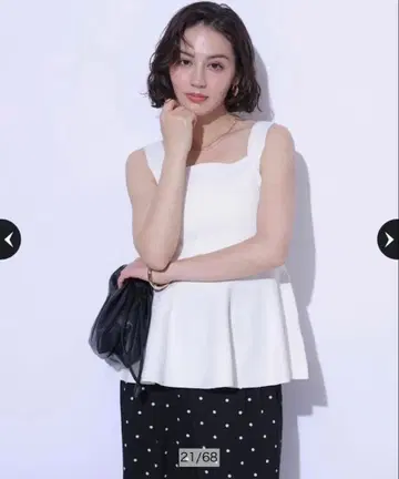 [오늘 7/22 한정 가격 인하] 새상품 미사용 아르페쥬 스토리 페플럼 니트