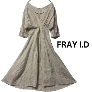 FRAY I.D 린넨 카슈쿨 원피스 롱 원피스 린넨 마 100%