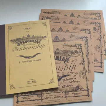 Spencerian Penmanship 연습장 세트 외국도서