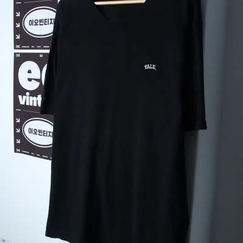 (XL-2XL) 예일 반팔 티셔츠 빅사이즈 스몰로고 올드스쿨-H35580
